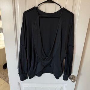 Born Primitive Open back long sleeve black